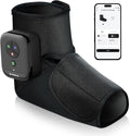 Portable Air Compression Foot Massager with Heat, FSA Eligible HSA, Cordless Foot and Ankle Compression Boots for Circulation, Recovery for Swelling, Plantar Fasciitis (Fit Size 6 to 10)